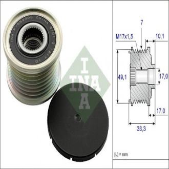 23151JG71B-1 ORJINAL ALTERNATÖR KASNAGI MASTER 2.3 DCI M9R